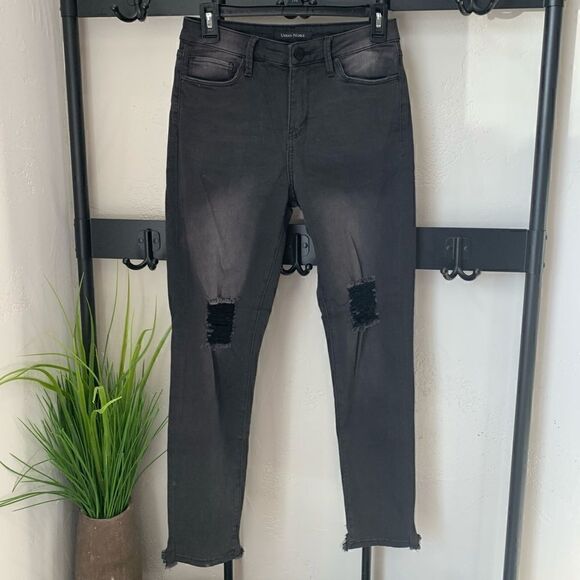 Urban Noble jeans distressed, high waist, black, size 28 - Picture 1 of 9